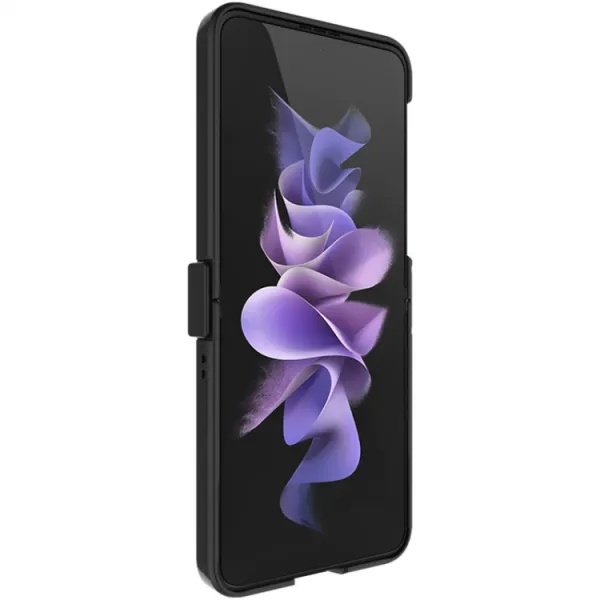 IMAK CARBON Ochranný obal pre Samsung Galaxy Z Flip4 5G čierny