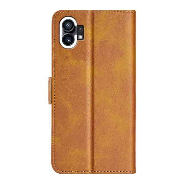 SIDE Peňaženkové puzdro pre Nothing Phone 1 svetlohnedé