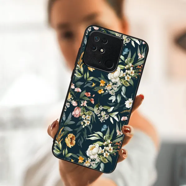 MY ART Ochranný obal Xiaomi Redmi 10C -FLORAL (158)