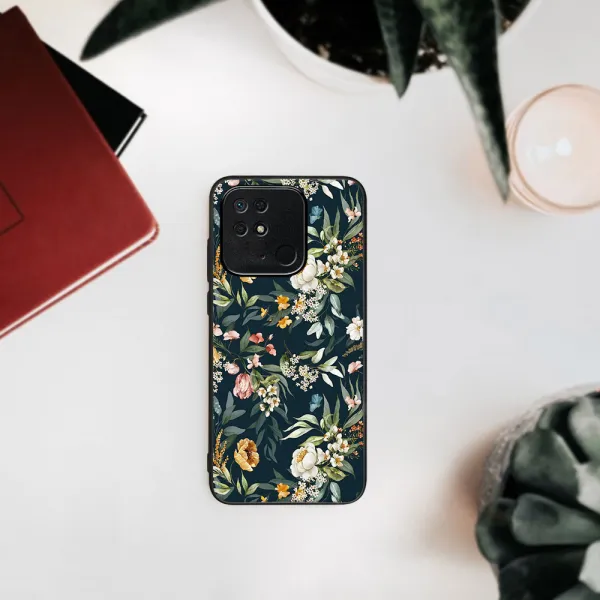 MY ART Ochranný obal Xiaomi Redmi 10C -FLORAL (158)
