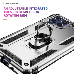 RING Obal s držiakom pre Samsung Galaxy M53 5G strieborný