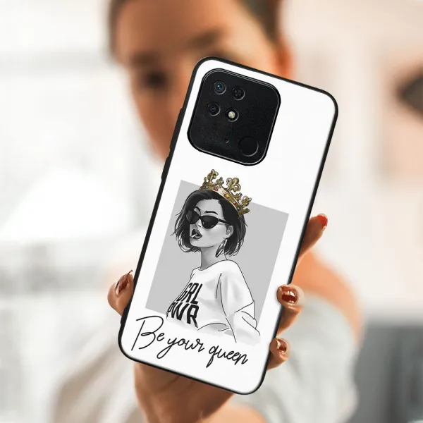 MY ART Ochranný obal Xiaomi Redmi 10C -QUEEN (139)
