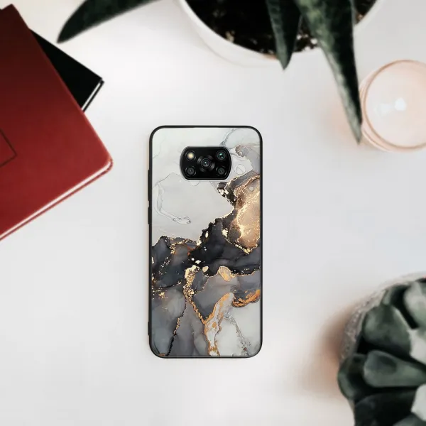 MY ART Ochranný kryt Xiaomi Poco X3 NFC / X3 Pro -GREY MARBLE (140)
