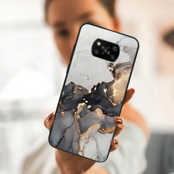 MY ART Ochranný kryt Xiaomi Poco X3 NFC / X3 Pro -GREY MARBLE (140)