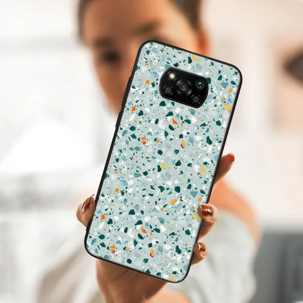 MY ART Ochranný kryt Xiaomi Poco X3 NFC / X3 Pro -BLUE TERRAZZO (164)