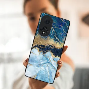 MY ART Silikónový obal Honor 50 / Huawei Nova 9 -BLUE MARBLE (141)