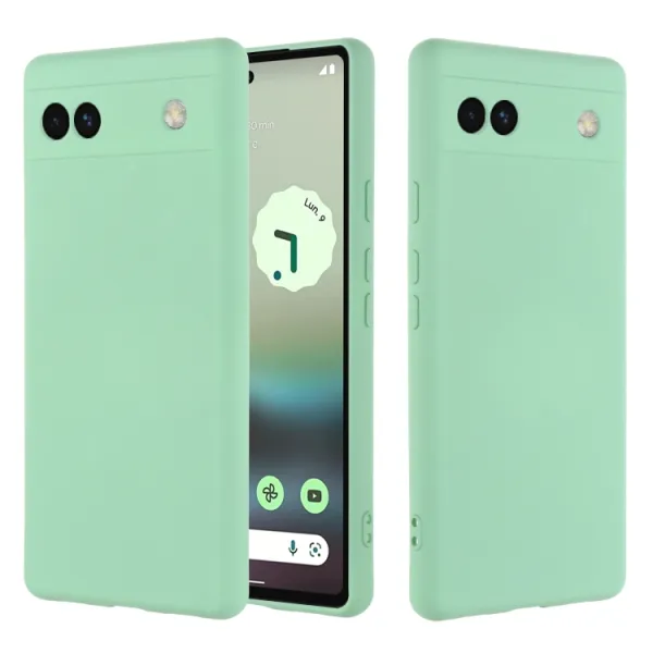 RUBBER Ochranný kryt pre Google Pixel 6a zelený