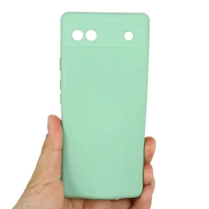 RUBBER Ochranný kryt pre Google Pixel 6a zelený