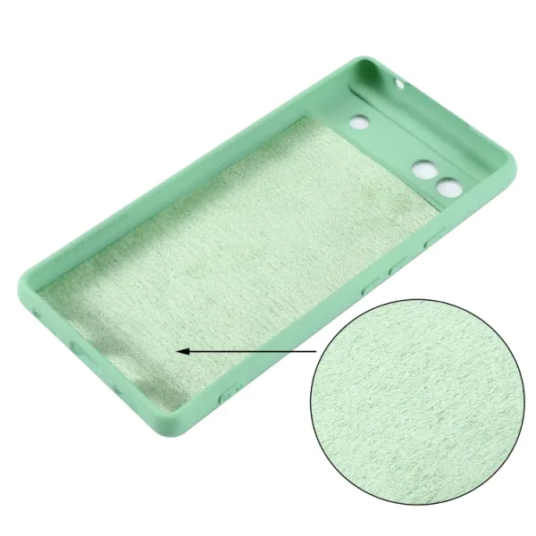 RUBBER Ochranný kryt pre Google Pixel 6a zelený