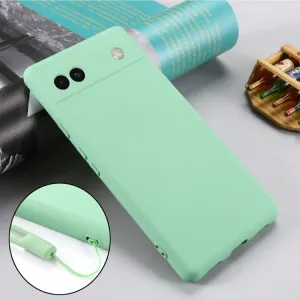 RUBBER Ochranný kryt pre Google Pixel 6a zelený