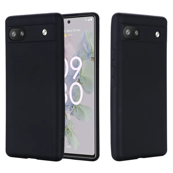 RUBBER Ochranný kryt pre Google Pixel 6a čierny