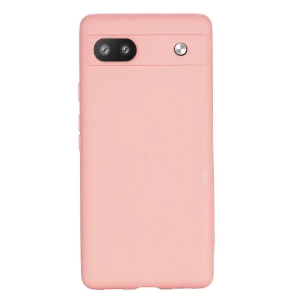 RUBBER Ochranný kryt pre Google Pixel 6a ružový
