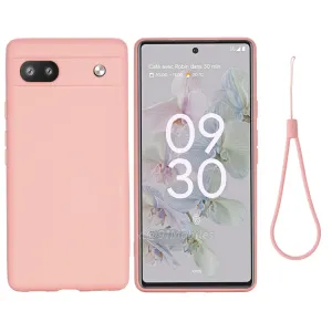 RUBBER Ochranný kryt pre Google Pixel 6a ružový