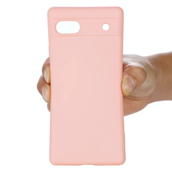 RUBBER Ochranný kryt pre Google Pixel 6a ružový