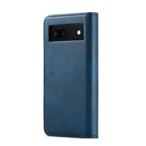 DG.MING Peňaženkový obal 2v1 Google Pixel 6a modrý