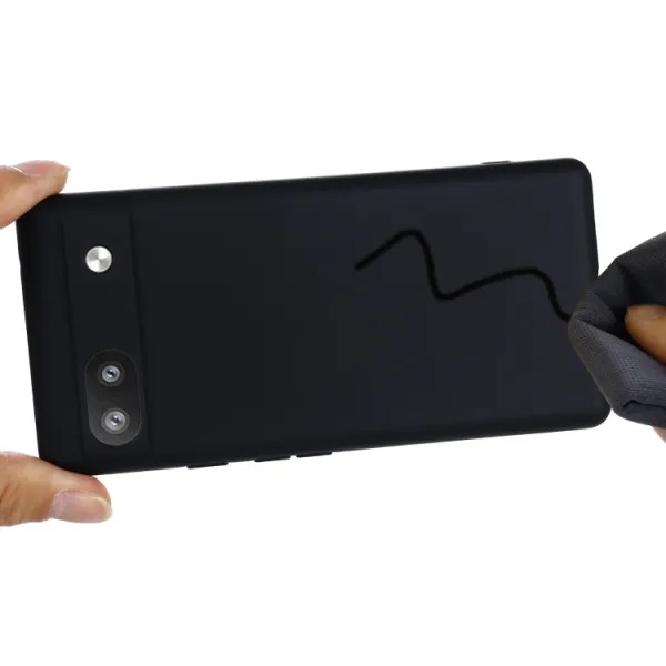RUBBER Ochranný kryt pre Google Pixel 6a čierny