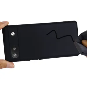 RUBBER Ochranný kryt pre Google Pixel 6a čierny
