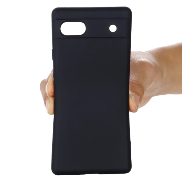 RUBBER Ochranný kryt pre Google Pixel 6a čierny