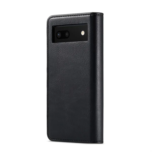 DG.MING Peňaženkový obal 2v1 Google Pixel 6a čierny