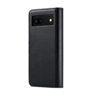 DG.MING Peňaženkový obal 2v1 Google Pixel 6a čierny
