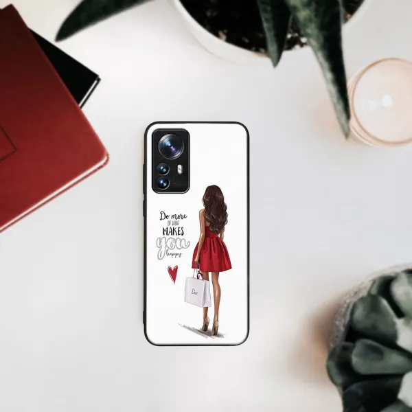MY ART Ochranný kryt Xiaomi 12 Pro-RED DRESS (137)