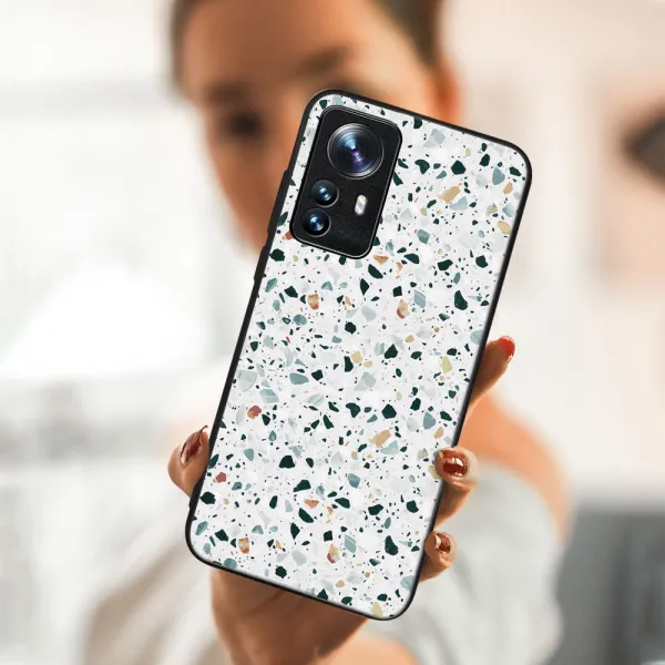 MY ART Ochranný kryt Xiaomi 12 Pro -GREY TERRAZZO (163)