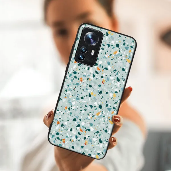 MY ART Ochranný kryt Xiaomi 12 Pro -BLUE TERRAZZO (164)
