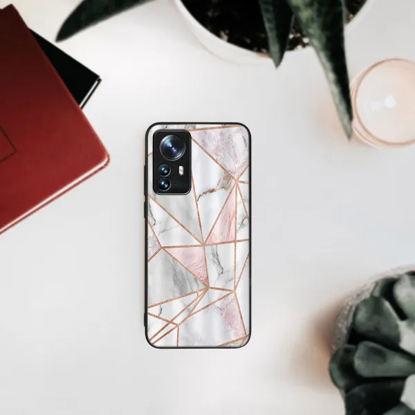 MY ART Ochranný kryt Xiaomi 12 Pro -PINK MARBLE (143)
