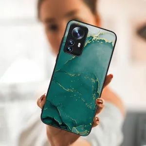 MY ART Ochranný kryt Xiaomi 12 Pro -GREEN MARBLE (145)