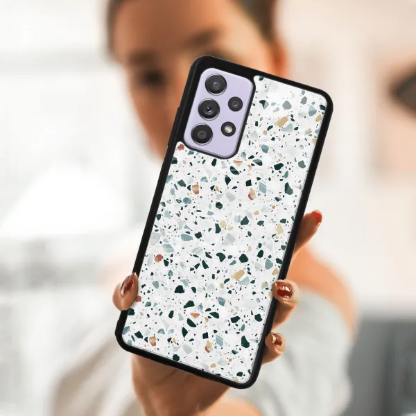 MY ART Ochranný kryt  Samsung Galaxy A52 / A52s / A52 5G -GREY TERRAZZO (163)