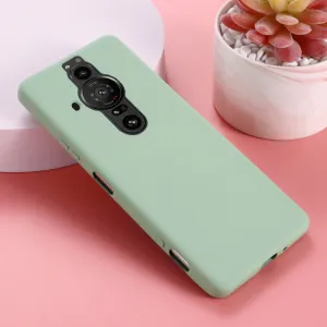 RUBBER Ochranný kryt pre Sony Xperia Pro-I zelený