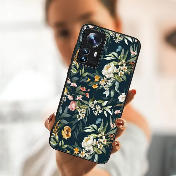 MY ART Ochranný kryt Xiaomi 12 Pro FLORAL (158)