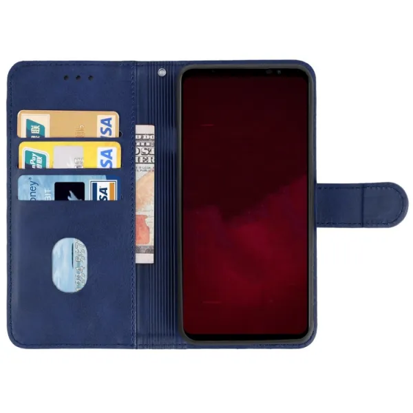 SMOOTH Peňaženkové puzdro pre Asus ROG Phone 6 modré