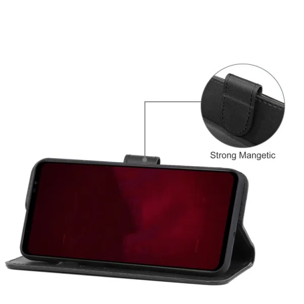 SMOOTH Peňaženkové puzdro pre Asus ROG Phone 6 čierne