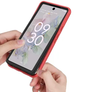 DUAL Obojstranný kryt pre Google Pixel 6a červený