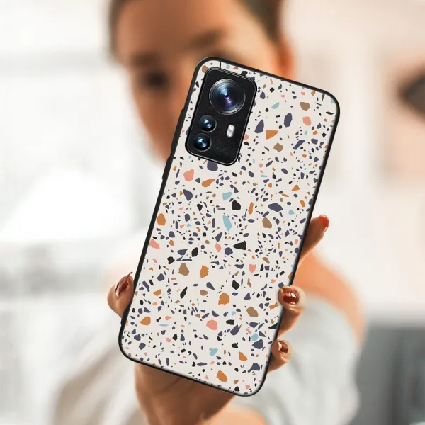 MY ART Ochranný kryt Xiaomi 12 Pro -BEIGE TERRAZZO (162)