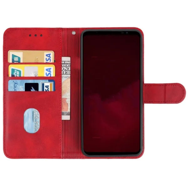 SMOOTH Peňaženkové puzdro pre Asus ROG Phone 6 červené
