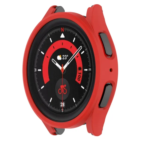 Plastový kryt pre Samsung Galaxy Watch5 Pro 45mm červený
