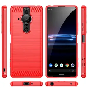 FLEXI TPU Kryt pre Sony Xperia Pro-I červený
