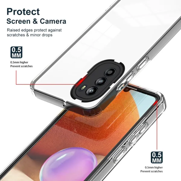 CRYSTAL Ochranný kryt Motorola Moto G52 čierny
