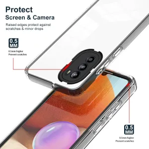 CRYSTAL Ochranný kryt Motorola Moto G52 čierny