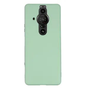 RUBBER Ochranný kryt pre Sony Xperia Pro-I zelený