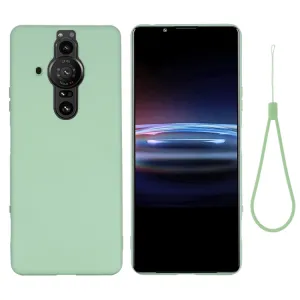 RUBBER Ochranný kryt pre Sony Xperia Pro-I zelený
