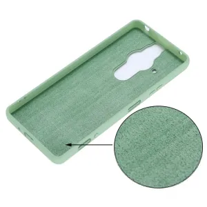 RUBBER Ochranný kryt pre Sony Xperia Pro-I zelený