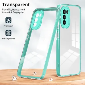 CRYSTAL Ochranný kryt Motorola Moto G52 zelený