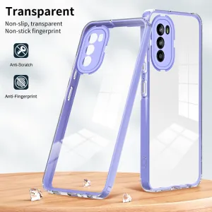 CRYSTAL Ochranný kryt Motorola Moto G52 fialový