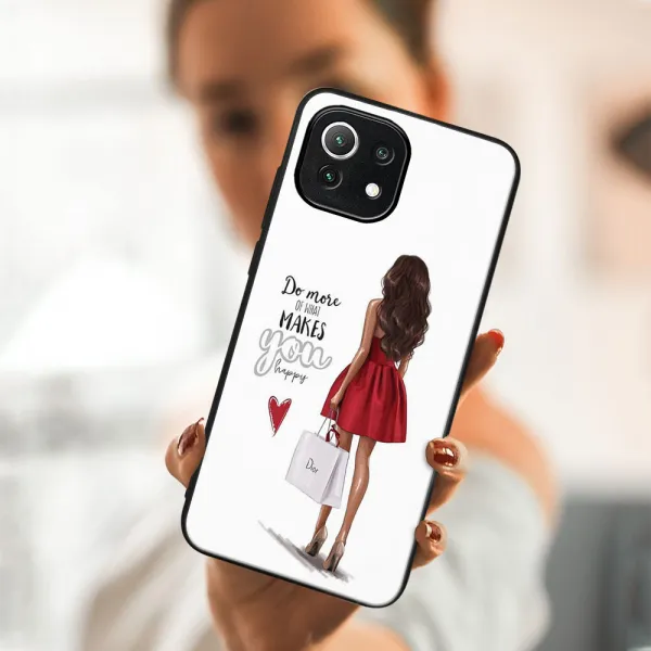 MY ART Ochranný kryt Xiaomi Mi 11 Lite / 11 Lite 5G / 11 Lite NE 5G -RED DRESS (137)