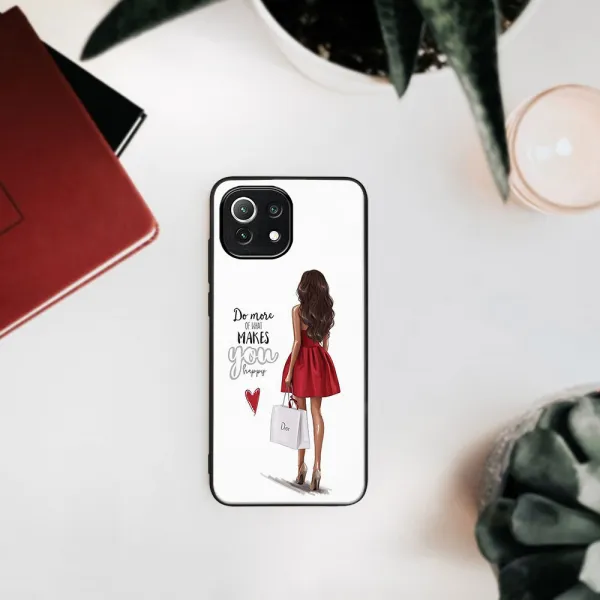 MY ART Ochranný kryt Xiaomi Mi 11 Lite / 11 Lite 5G / 11 Lite NE 5G -RED DRESS (137)