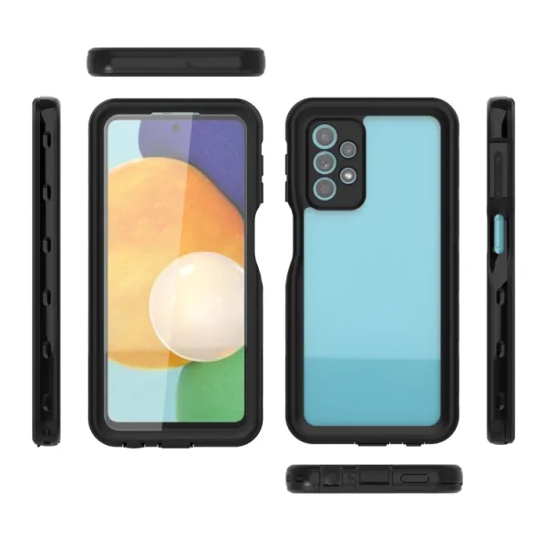 SOLID Obojstranný kryt pre Samsung Galaxy A23 / A23 5G čierny