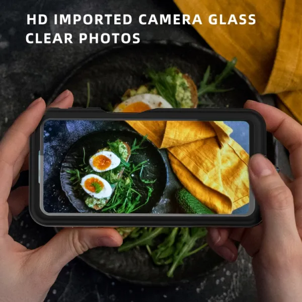 SOLID Obojstranný kryt pre Samsung Galaxy A23 / A23 5G čierny
